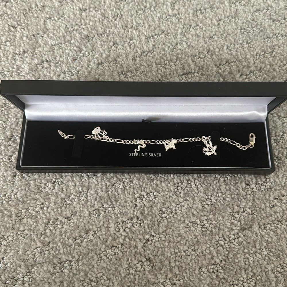 NWOT Alexander Castle Sterling Silver Scottish Charm Bracelet ๐ฐ - Picture 2 of 3